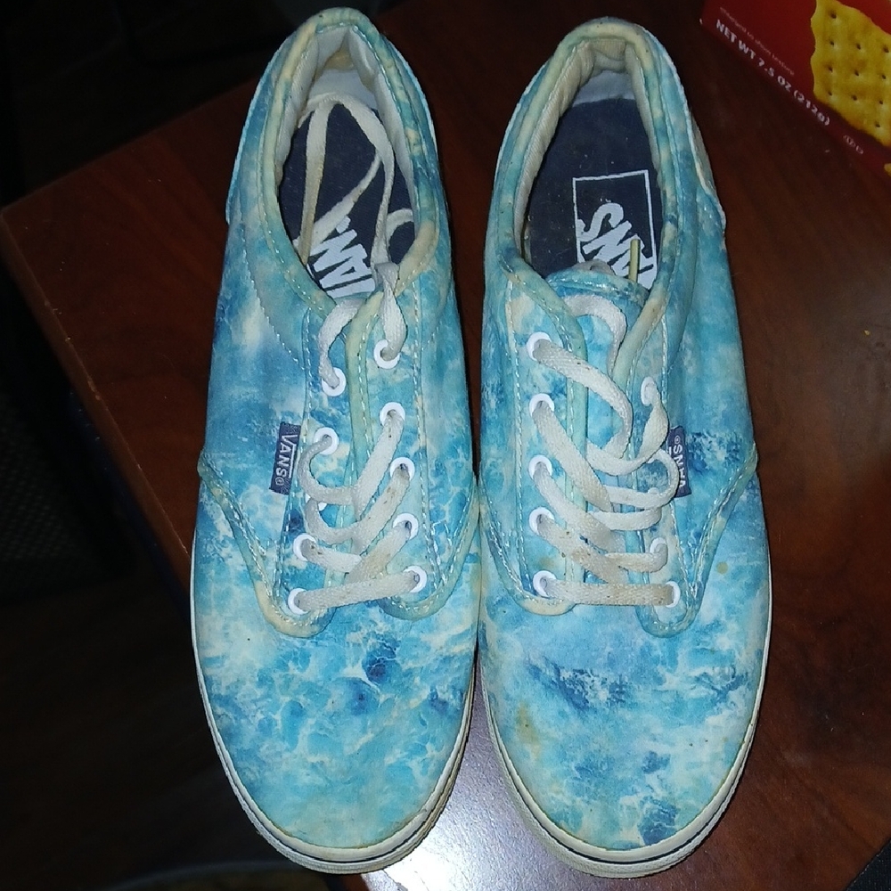 Vans Blue Tie-Dye Women's Sneakers